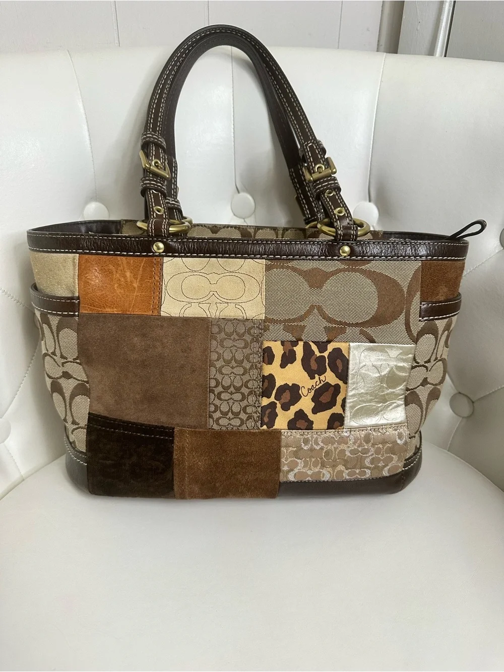 Coach patchwork bag - Picture 2 of 8
